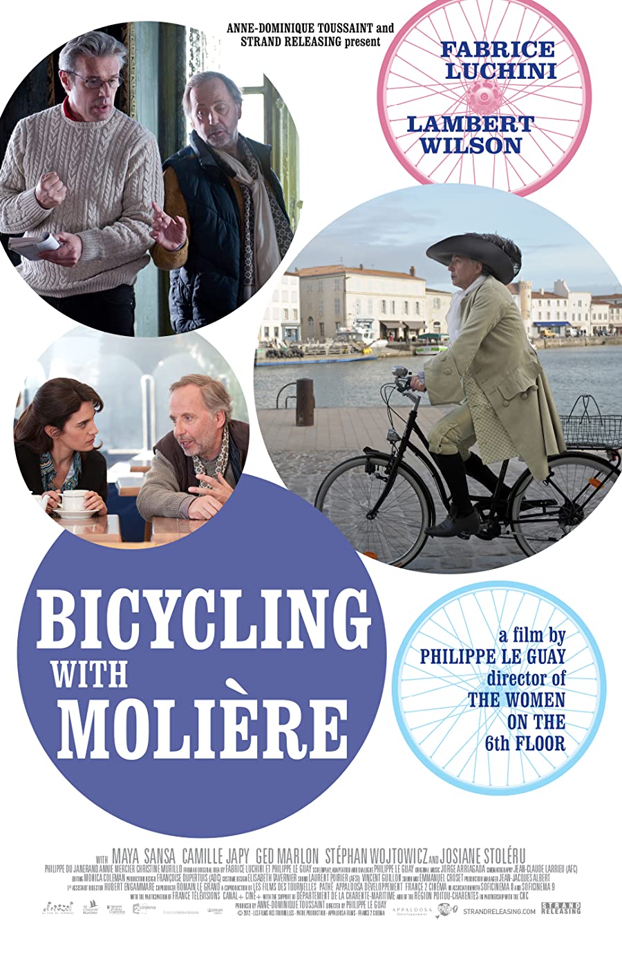 دانلود زیرنویس فارسی فیلم Bicycling with Molière 2013