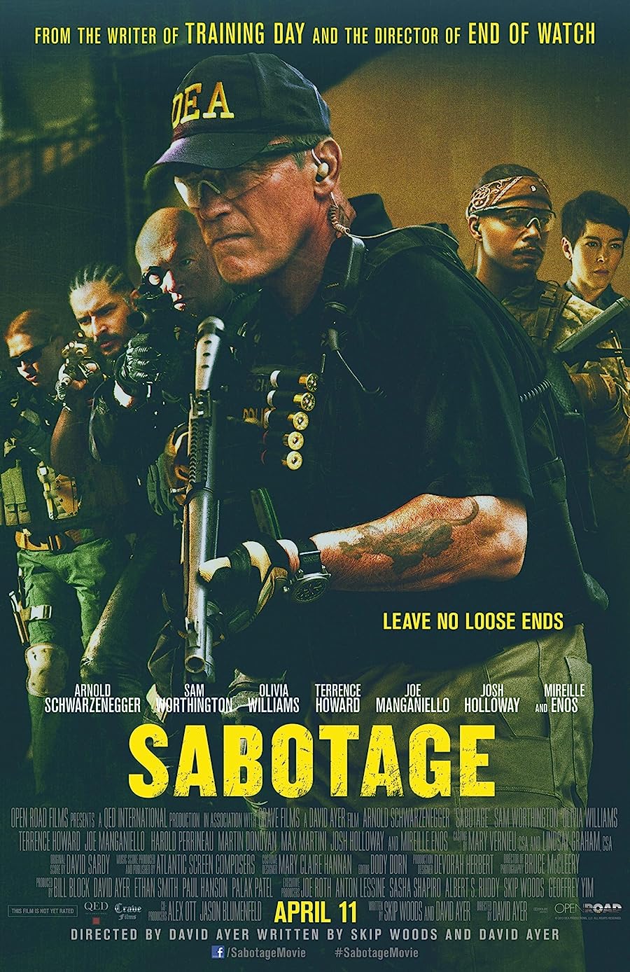 دانلود زیرنویس فارسی فیلم Sabotage 2014