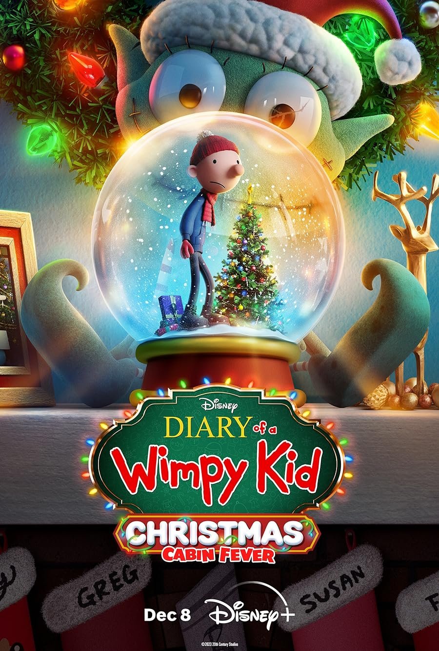 دانلود زیرنویس فارسی انیمیشن Diary of a Wimpy Kid Christmas: Cabin Fever 2023