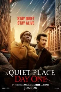 دانلود زیرنویس فارسی فیلم A Quiet Place: Day One 2024